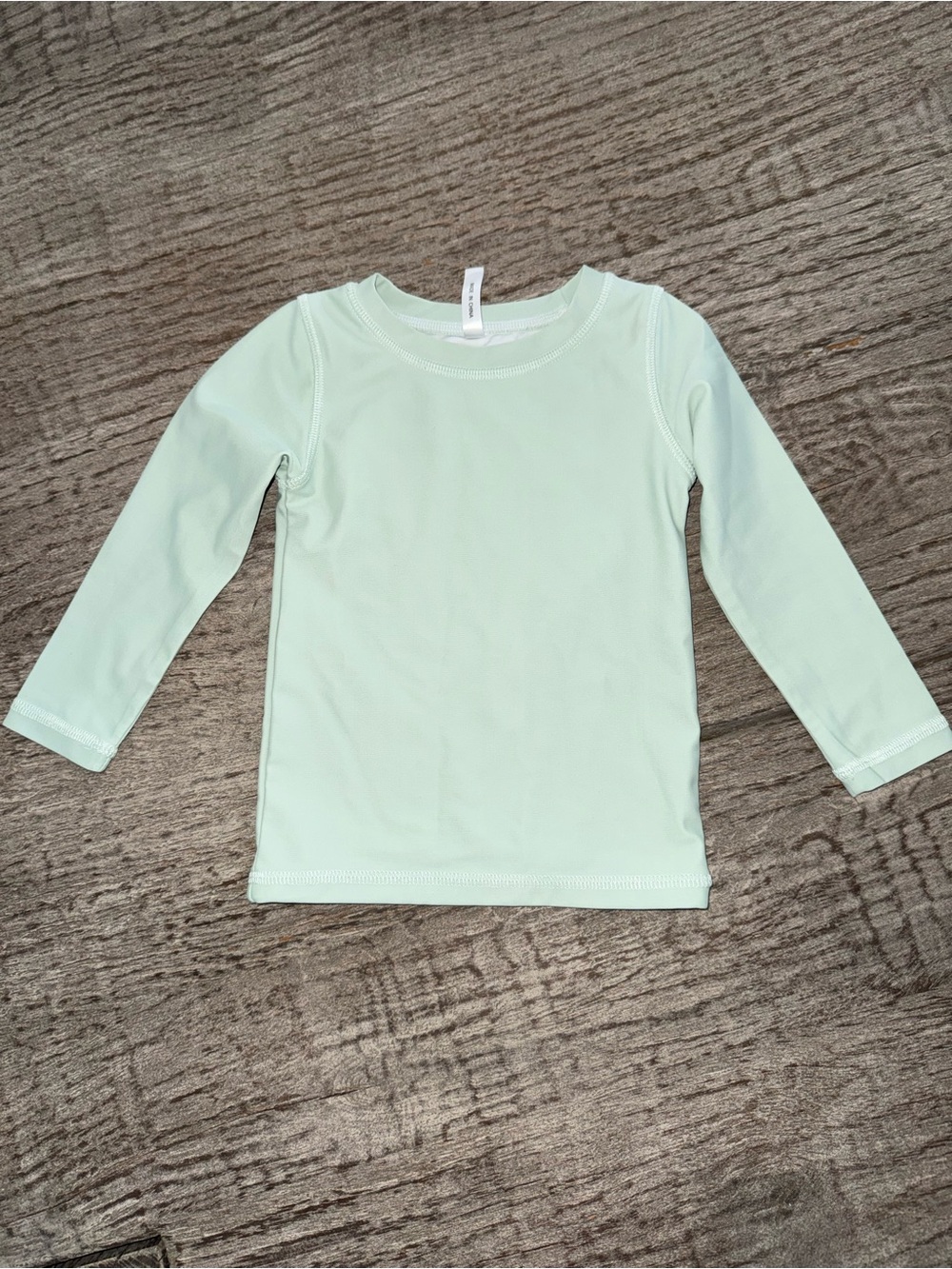 Baby Sprouts swim shirt rash guard size 6-12 months. Aqua gray